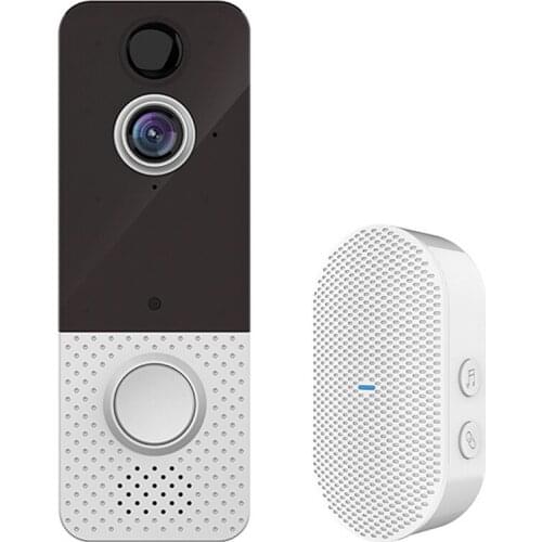 Wireless Video Doorbell Camera with Chime Full 1080P Smart Doorbell PIR Motion Sensor Real Time Video Monitor Free Cloud Storage