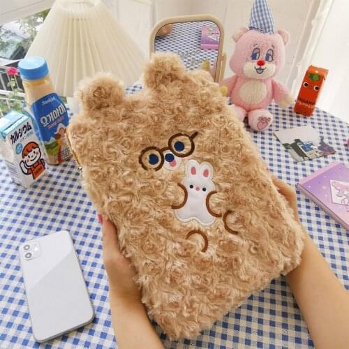Tablet case Cute cartoon Dudu ipad bag 11 inch 10.5 inch 9.7 inch liner bag Korean ins wind girl tablet bag cute tide girls