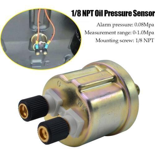 .High Quality Engine Oil Pressure Sensor Gauge Sender Switch Sending Unit 1/8 NPT 80x40mm Car Pressure Sensors