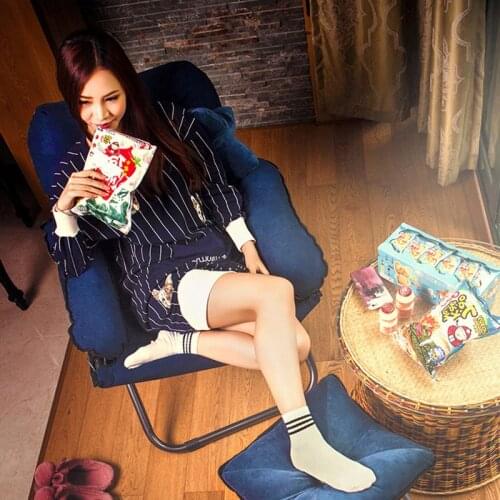 Lazy sofa single sofa chair student dormitory computer chair home bedroom modern simple balcony back deck chair