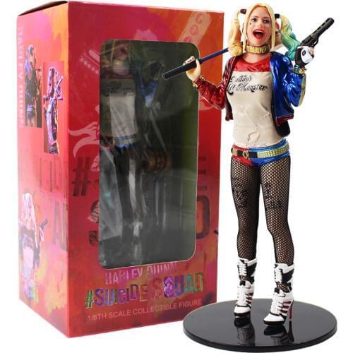 18cm Suicide Squad Harley Quinn 1/6th Scale PVC Action Figure Collectible Moodel Toy Doll Gift