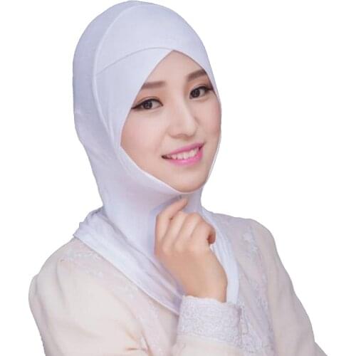 Stretch Turban cap Factory Direct Supply Fashion Luxury Modal Islamic Caps Wholesale Muslim Monochrome Womens Bottom Caps Hijab