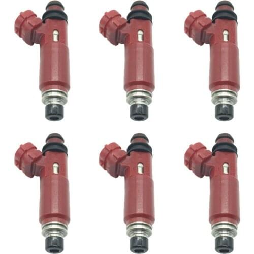 6pcs Fuel Injector Nozzle For Mitsubishi Montero 3.5L-V6 2001-2002 OEM MD357267 195500-3970 1955003970