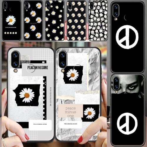 G-DRAGON PEACEMINUSONE Phone case For Huawei Honor 6 7 8 9 10 10i 20 A C X Lite Pro Play black soft funda 3D prime tpu