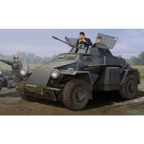 Hobby Boss 83816 1/35 German Sd.Kfz.222 Leichter Panzerspahwagen (3rd Series) - Scale Model Kit