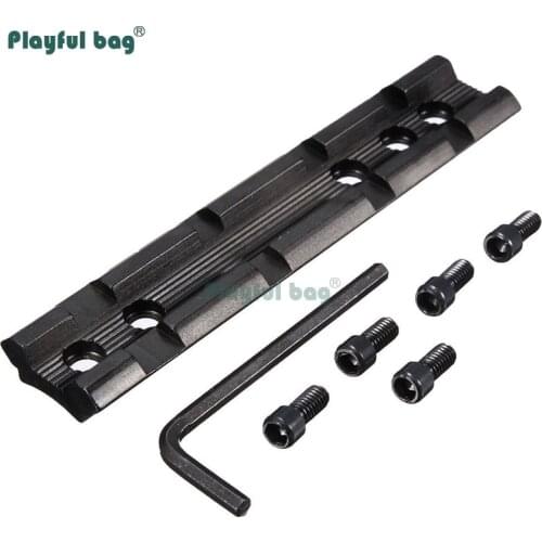 Playful bag 10cm metal rail fitting refitted 20MM rail 100mm mount rail base Tactical CS sport toys AQA33