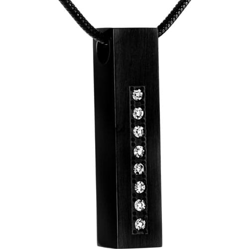 IJD8414 Women Shiny Crystal Choker Memorial Ash Keepsake Cremation Jewelry Accessary Wholesale Factory Price