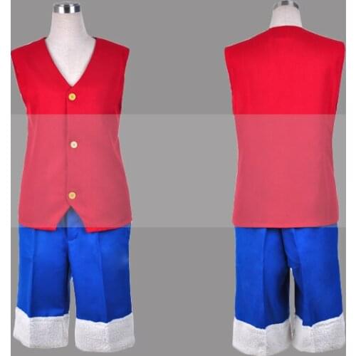 Customize One Piece Monkey D Luffy Cosplay Costume