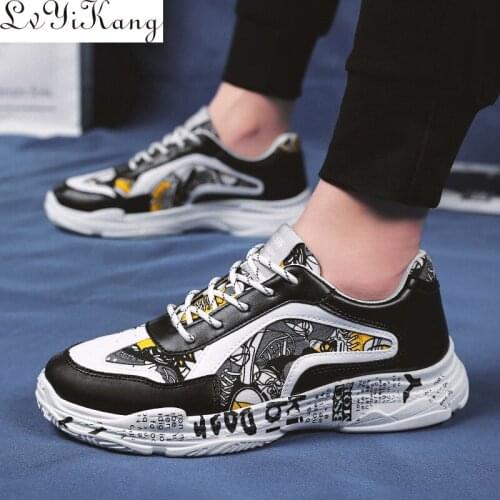 2019 Men Casual Walking Shoes Hot Sale Fashion Sneakers Brand Outdoor Comfortable Walking Shoes High Quality Non-slipTrend Flats