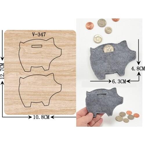 New pig wooden dies cutting dies for scrapbooking /V-347