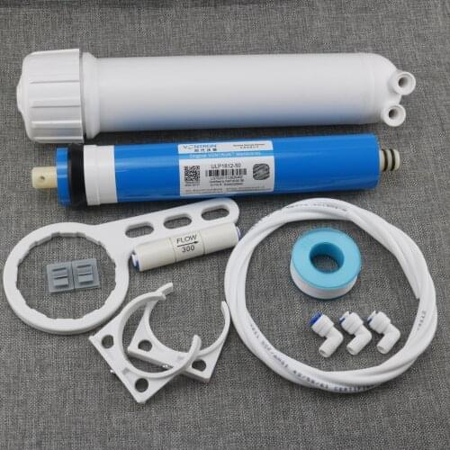 Water Treatment RO 75GPD Filter Vontron ULP1812-75 NSF/ANSI Membrane Element + Housing + Reverse Osmosis System Parts Drinking