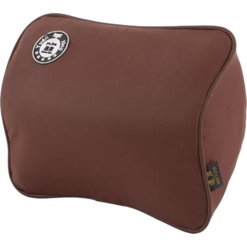 Car Seat Leather Headrest Memory Foam Neck Pillow Travel Head And Neck Rest Cushion Car Breathable Mesh Pillow