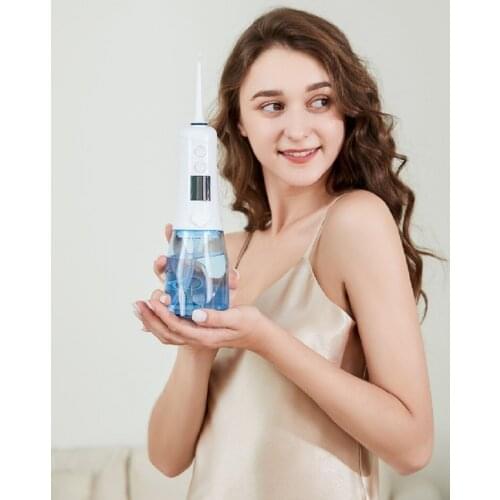 Portable X7 USB Rechargeable LED Screen Oral Irrigator Dental Sprinkler Waterproof Dental Scaler Upgraded Version