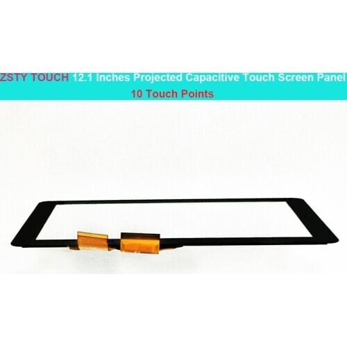 ZSTY TOUCH 12.1" Projected Capacitive Touch Screen Panel,4:3, GG, with EETI Controller & USB Cable Plug&Play