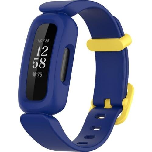 Wrist Strap For Fitbit Ace 3 Kids Smart Watch Band For Fitbit Inspire 2 Classic Bracelet Replacement Silicone Wristband Strap