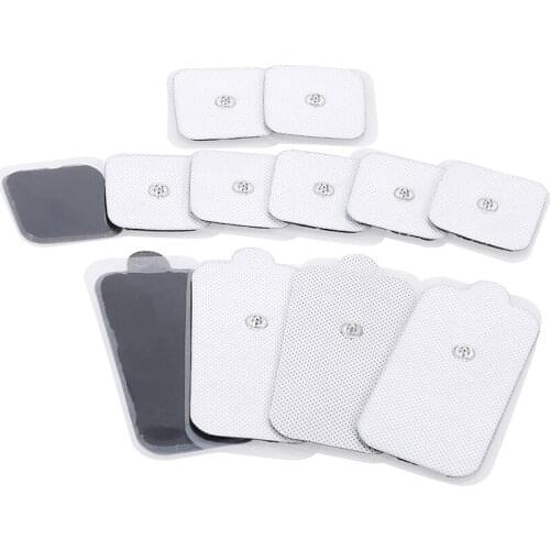 12pcs Pin Type Nerve Stimulator Silicone Gel Electrode Pads Tens Electrodes Digital Therapy Machine Massage