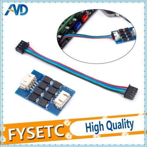 3pcs TL-smoother PLUS Addon Module Motor-Smoother- V2 For 3D Pinter Motor Drivers Motor Driver Terminator MK8 I3