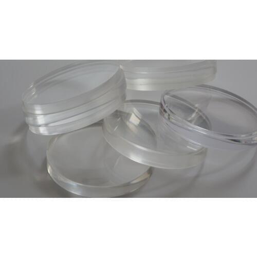 6 Pcs Dental lab material CAD CAM OD98*10/12/16/18/20/25mm PMMA clear Transparent Block Disc for Temporary Crowns and Bridges