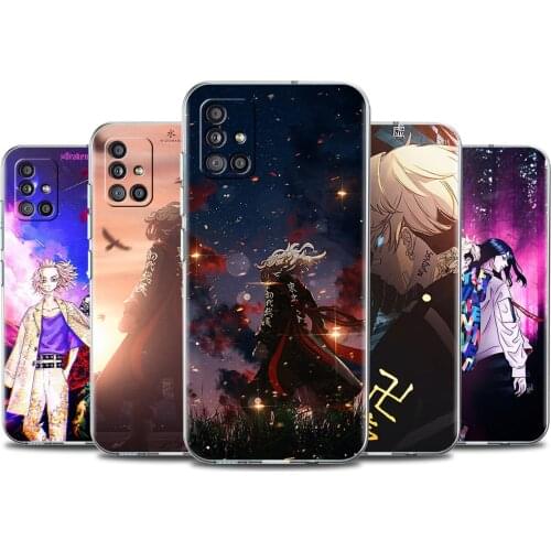 Tokyo Revengers Anime Cute Transparent Case For Samsung Galaxy A51 A71 A21s A31 A12 A32 5G A21 EU A52 4G A41 A11 A22 Phone Cover
