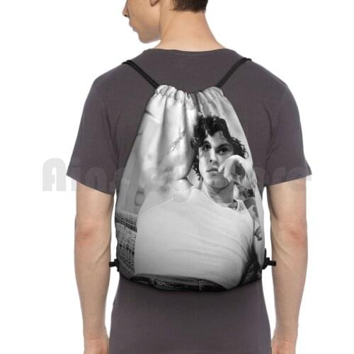 Hottiest Mendes Cover Backpack Drawstring Bags Gym Bag Waterproof The Tour Shawn Shawn As Of Misi Magcon Tour 2020