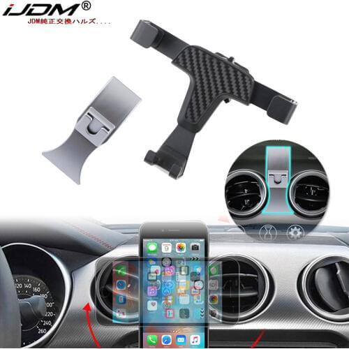 IJDM Car Mobile Phone GPS Holder Bracket Auto Mount Stand Interior Accessories For 2015-2019 Ford Mustang Clubman Car Styling