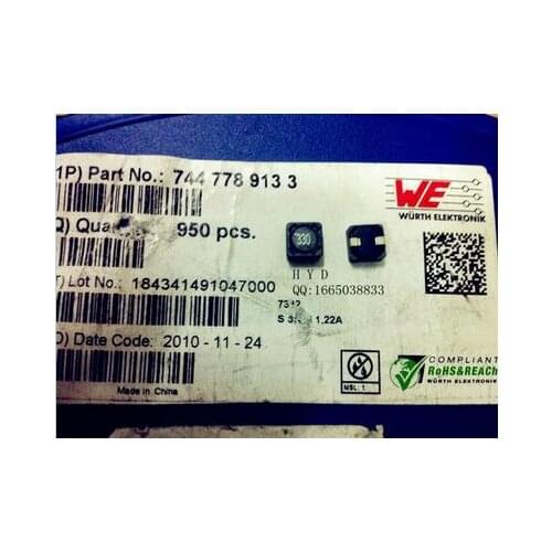 WE fixed inductors 7447789133 33UH 1.22A SMD