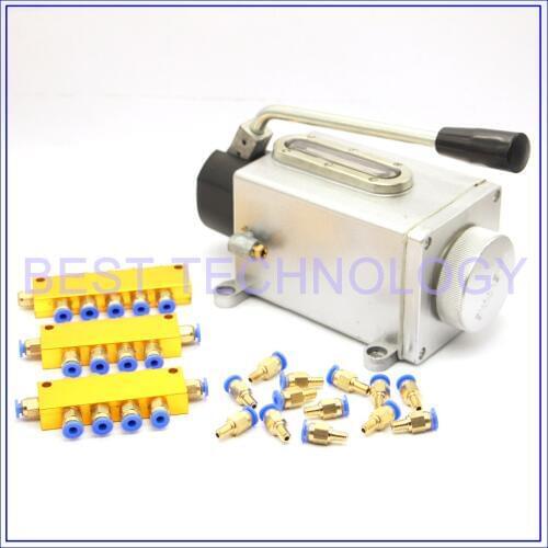 Oil Pump CNC Router machine Manual long type Y-8 type , Manual injection pumps, lubrication systems, oiler for CNC Engraver