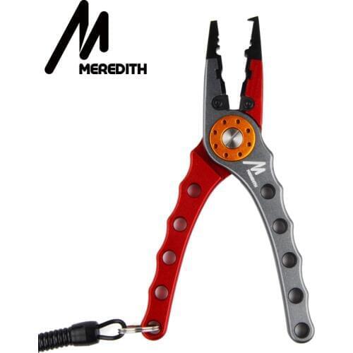 MEREDITH Multi-Function Stainless Steel Pliers Scissors Fishing Line Cutter Remove the hook Equipment Fishing Tool
