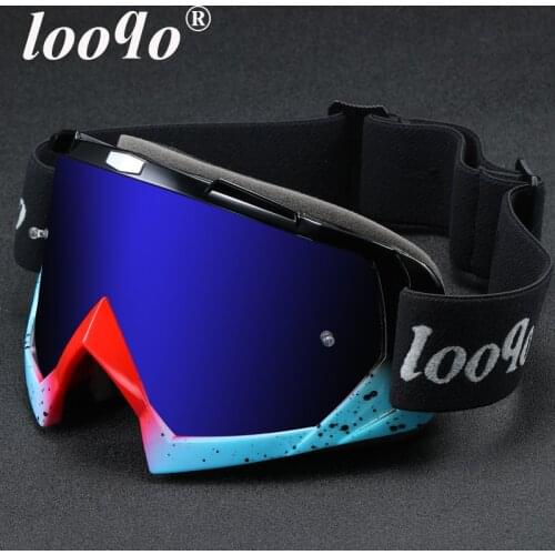 Looqo Brand New Outdoor Motorcycle Goggles Dirt Bike Men Sunglasses Women Sport Accessories Motocross Glasses Moto Cross Google