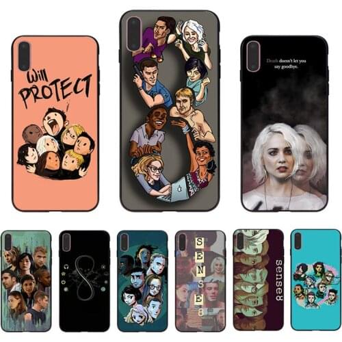 TV series Sense8 Soft Cellphones Cover For Iphone 6S 8 7 6 Plus Mobile Case 12 Mini XS Max 11 Pro XR X 5S SE 2020 10 Shell Coque
