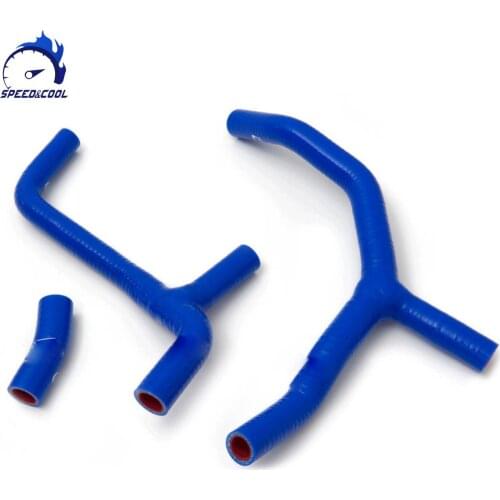 Silicone Radiator Coolant Y Pipe Tube Hose Kit For Honda CRF 450 CRF450R 2009 2010 2011 2012 57-1236