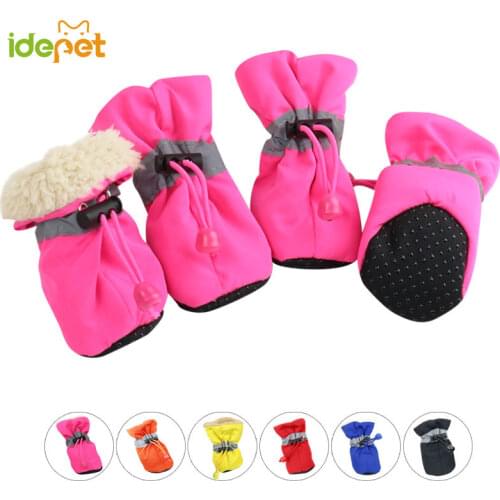 Winter Dog Shoes Waterproof Pet Shoes for Dog Warm Rain Dog Boots Socks Pet Shoes Chihuahua Yorkshire 9cy3S1