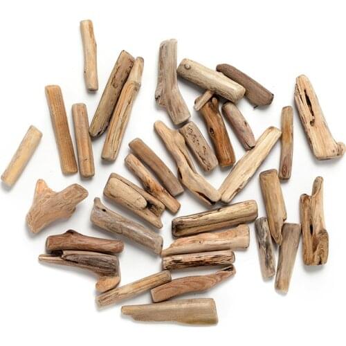 Natural Driftwood Pieces Craft Sticks Small for Northumbrian Coastline Display Arts and Craft DIY Decorating Creating