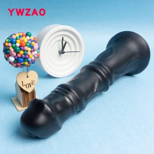 YWZAO Penis Men Anal Huge Strapon Dick Horse Sex Big For Women Couples Dildos Thrusting Toys Realistic Adults Only P47 zhanqi