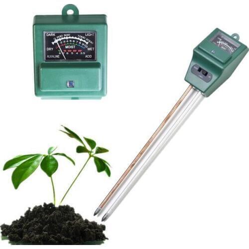 Digital PH Meter 3 in 1 plants Flowers Soil Water Light Tester Sensor Monitor for Aquarium Indoor Garden Plant Flowers PH meter