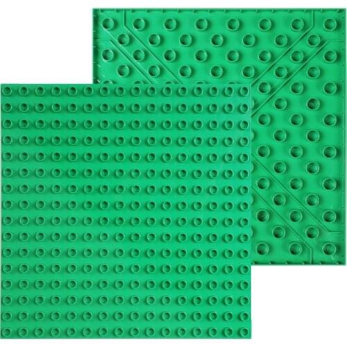 25x25cm Big Bricks Base Plate 16*16 Dots Double Side Hollow Baseplate DIY Building Blocks Early Educational Toys For Baby Gift