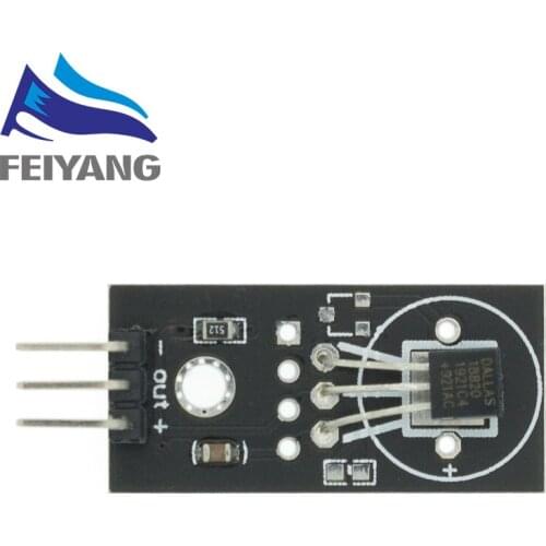 18B20 DS18B20 Digital Signal Output Temperature Measurement Module Board Detection Sensor for Arduino DC 5V Dupont Wire