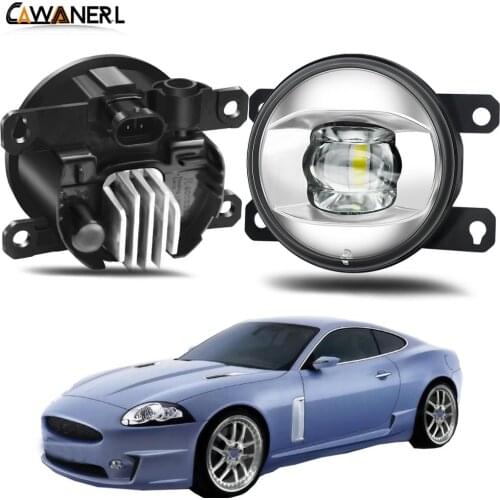 Fog Light Assembly 30W 8000LM Car Driver + Passenger Side LED Lens Fog Lamp DRL H11 12V For Jaguar XK _J43_ 2006-2013