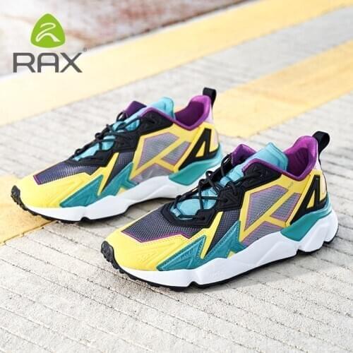 RAX New Men Running Shoes Breathable Mesh Unisex Outdoor Sports Sneakers Training Lace Up Jogging Walking Shoes Trainers Men