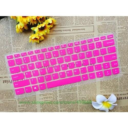 14 inch Silicone Keyboard Protector Cover Skin for Lenovo Yoga 710 14", Yoga 710 15 15.6", Flex 4 14", ideapad 110 310s 510S 14"