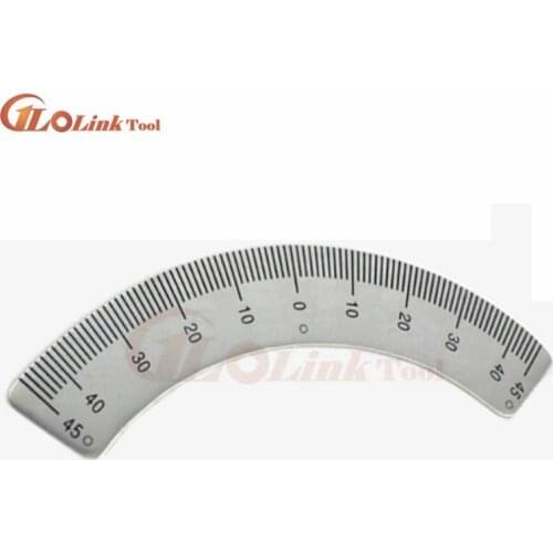 Protractors Milling Machine Part - Angle Plate Scale ruler 45 Degree Angle Arc M1197 Measuring Gauging Tools
