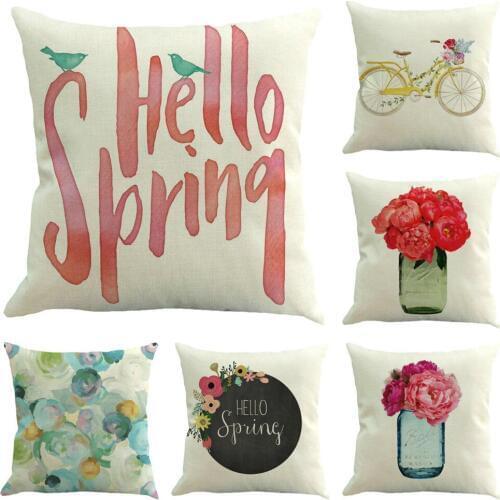 Vintage Printed Pillow Case 45x45 cm Home Decoration Polyester Fabric Cushion Covers for Car Chair Living Room Hot Sale Cover