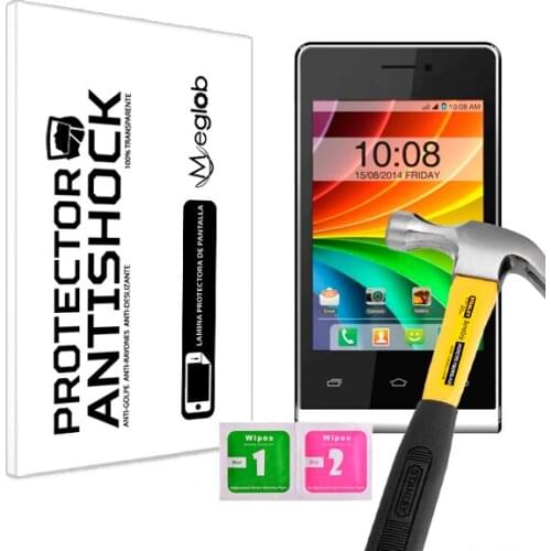 Protector de Pantalla Anti-Shock Anti-Golpe Anti-arañazos Compatible con Intex Aqua V4