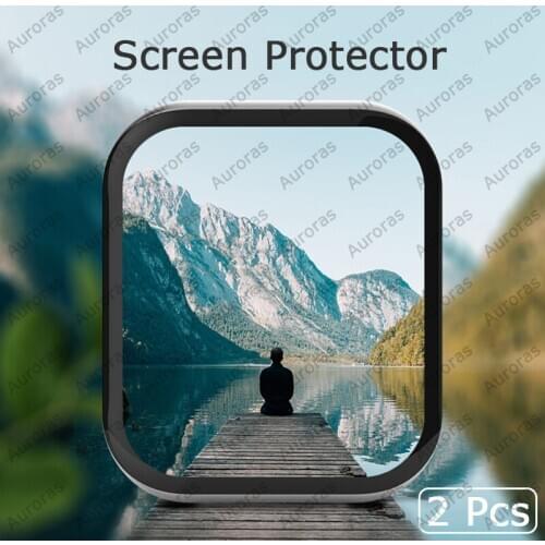 2 Pcs For Amazfit Bit U Screen Protector Curved Watch Film Smart Watch Cover For Amazfit Bit U Pro Film Case