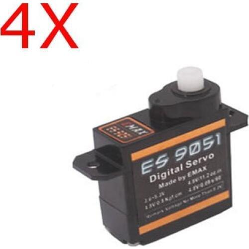 4pcs Emax ES9051 Digital Mini Servo For RC Model