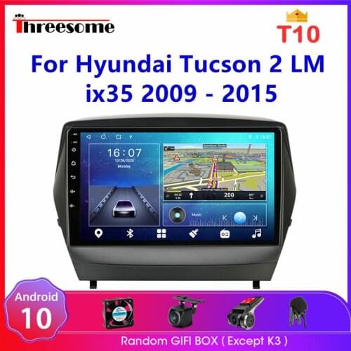 Android 10 2 Din Car Radio For Hyundai Tucson 2 LM ix35 2009-2015 Multimedia Video Player GPS Navigation RDS 4G stereo Head Unit