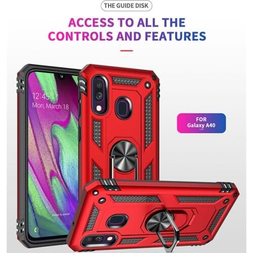 For Samsung Galaxy A40 Case Magnet Car Ring Stand Holder Cover for Samsung A40 A 40 SM-A405FN/DS 5.9'' Coque funda capa