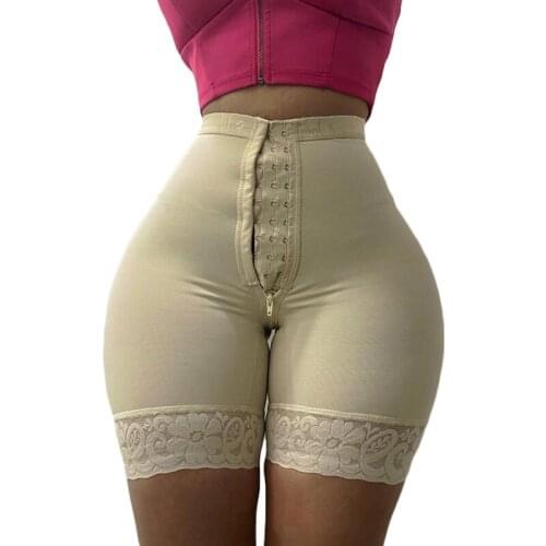 Double High Compression Butt Lifter Fajas Colombianas Ventre Plat Skims Waist Trainer Shorts Hourglass Body Shaper