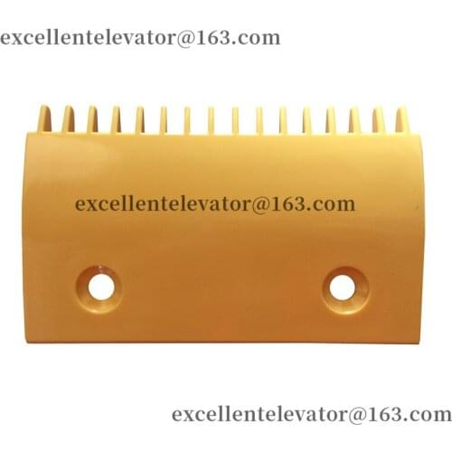 2L08316 Escalator Plastic Comb L145mm W90mm Hole Space 90mm 16T Use for Sigma 1 Pack=5 Pieces