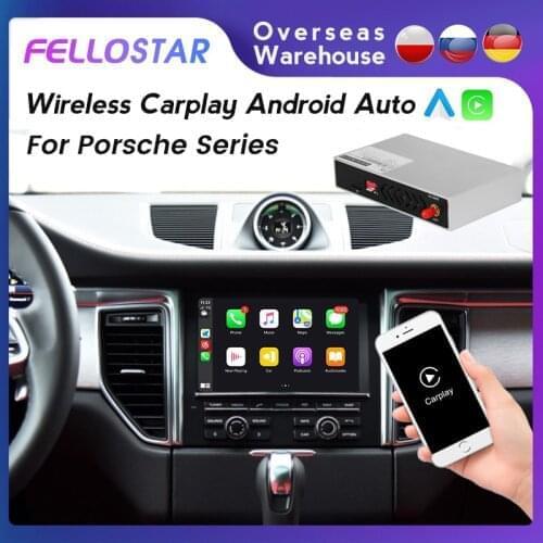 Fellostar Wireless Carplay box For Porsche/Panamera/Cayenne/Macan/Cayman/Boxster 911 718 PCM 3.1/4.0 android auto wifi BT
